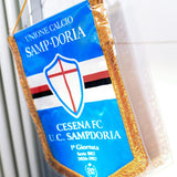 Gagliardetto Cesena - Sampdoria  - Autografato